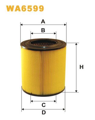 WIX FILTERS Ilmansuodatin WA6599